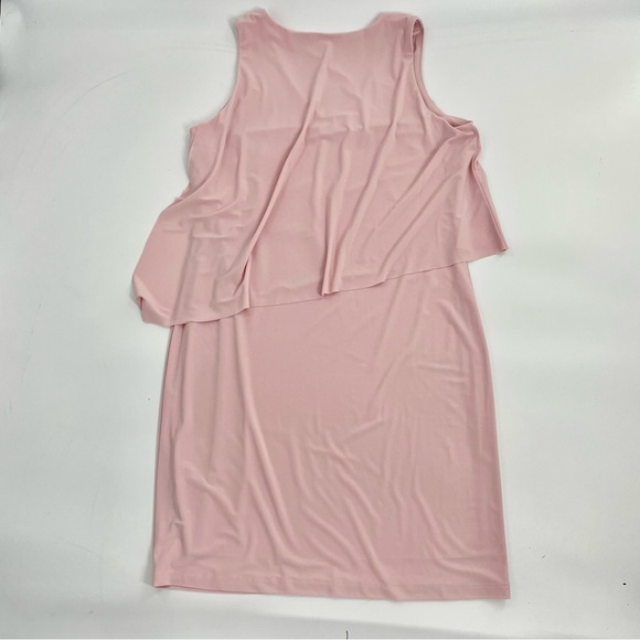 Last Tango Light‎ Pink Sleeveless Tunic/Dress Stretchy Sheath Dress Large - Picture 4 of 9